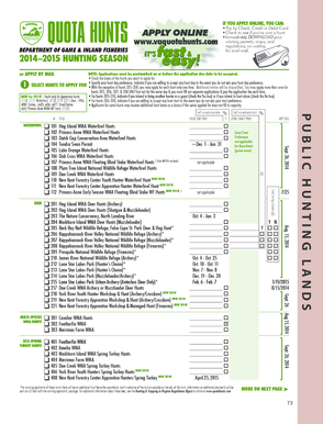Virginia Quota Hunts Application Form