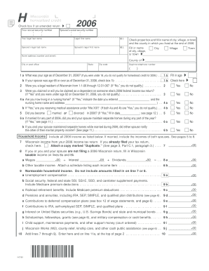 Wisconsin Homestead Credit Form