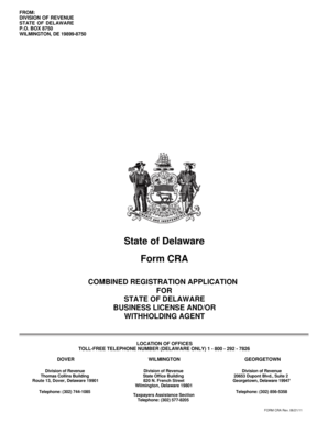 Delaware Combined Registration Application