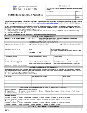Portable Background Check Application