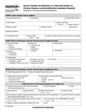 MassHealth SC-1 Form