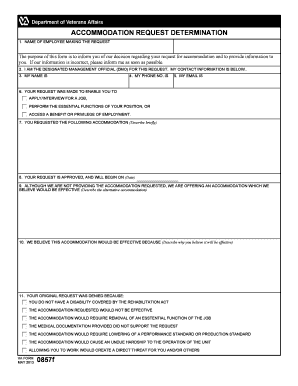 va form 0857f