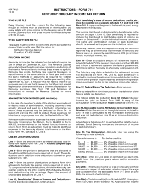 Kentucky Fiduciary Income Tax Return