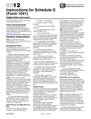 Instructions for Schedule D (Form 1041)
