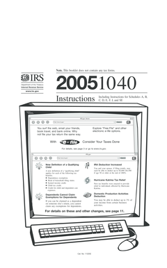 IRS Form 1040 Instructions