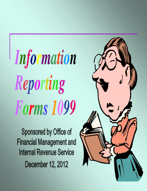 IRS Information Reporting Forms 1099