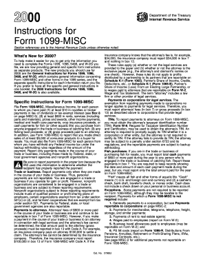 Instructions for Form 1099-MISC