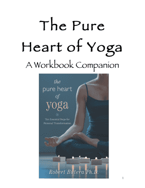Pure Heart of Yoga Workbook