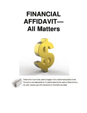 Financial Affidavit
