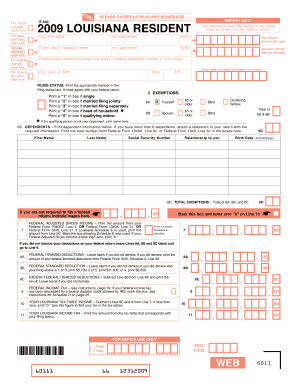 Louisiana IT-540 Tax Form