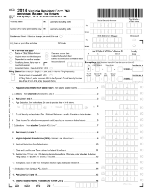 Virginia Resident Form 760