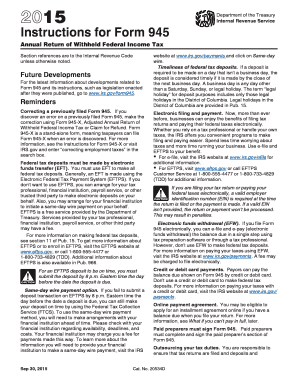 Instructions for Form 945