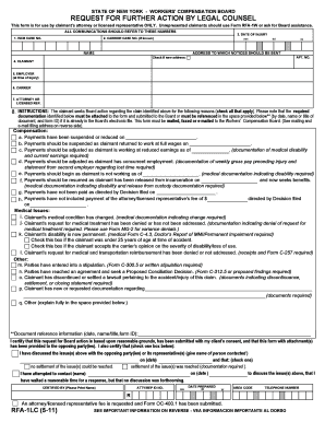 New York Workers' Compensation Board Request for Further Action