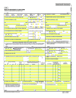 Health Insurance Claim Form