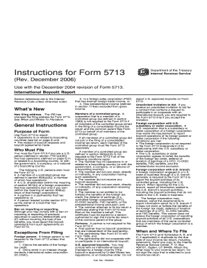 Instructions for Form 5713