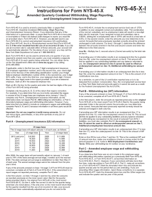 Amended Quarterly Combined Withholding, Wage Reporting, and Unemployment Insurance Return