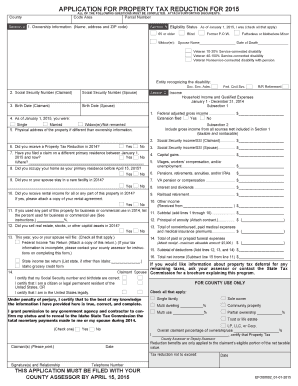 Idaho Property Tax Reduction Application