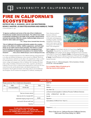 Fire in California's Ecosystems