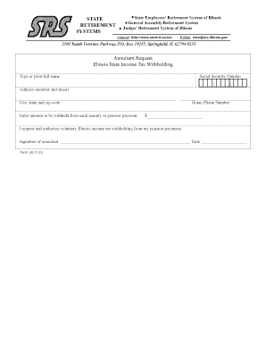 Illinois State Income Tax Withholding Form