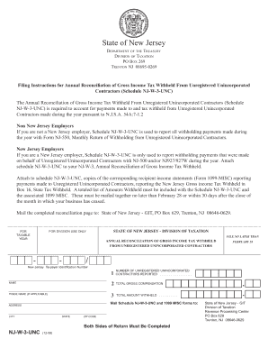 Annual Reconciliation of Gross Income Tax Withheld From Unregistered Unincorporated Contractors