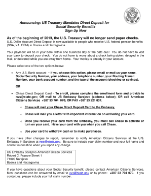 Chase Direct Deposit Card Enrollment Form