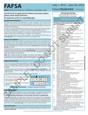 Free Application for Federal Student Aid
