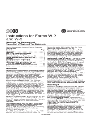 Instructions for Forms W-2 and W-3