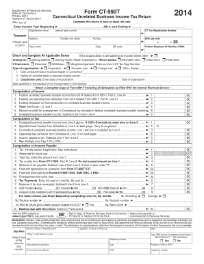 Connecticut Unrelated Business Income Tax Return