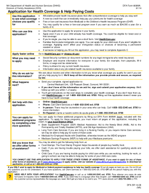 New Hampshire Health Coverage Application