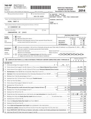 Kentucky Individual Income Tax Return