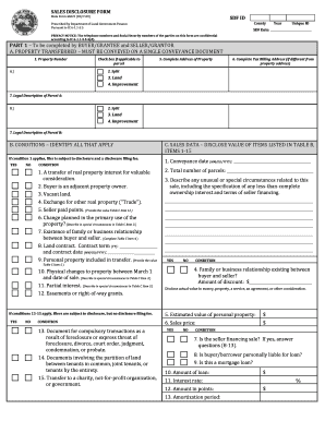 Indiana Sales Disclosure Form