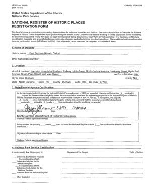 National Register of Historic Places Registration Form