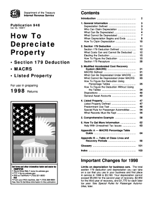 IRS Publication 946 Depreciation Guide