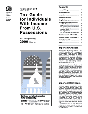 IRS Tax Guide for U.S. Possessions