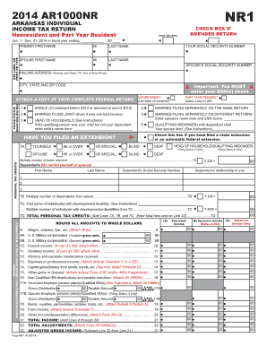Arkansas Individual Income Tax Return