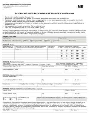 Wisconsin BadgerCare Plus Medicaid Application