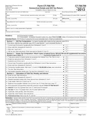 Connecticut Estate and Gift Tax Return