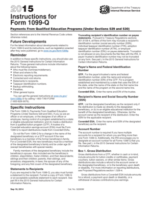 Form 1099-Q Instructions