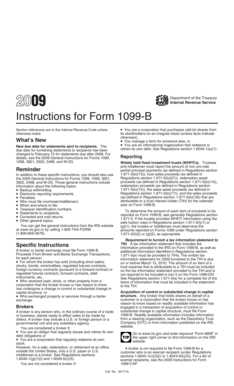 Instructions for Form 1099-B