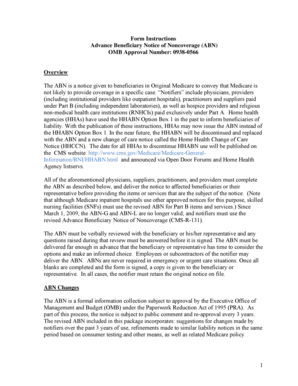 Advance Beneficiary Notice of Noncoverage