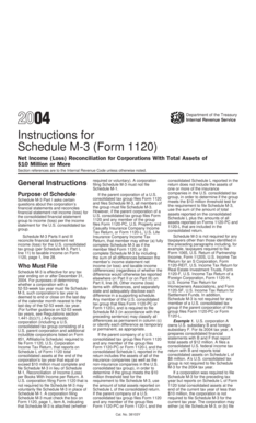 Instructions for Schedule M-3 (Form 1120)