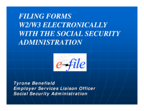 W-2 Form Filing Instructions