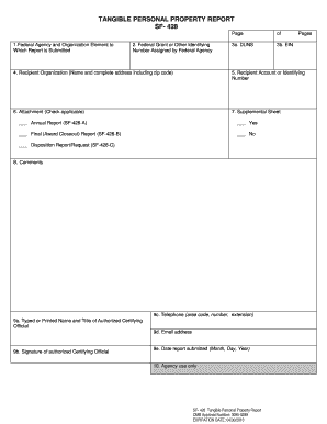 Tangible Personal Property Report