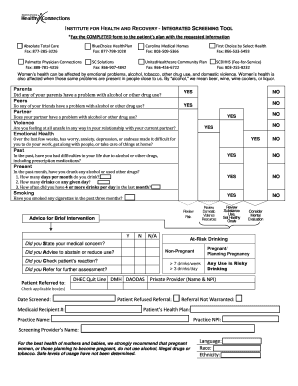 Integrated Screening Tool for Women's Health