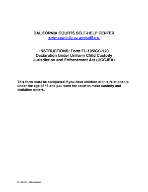California Child Custody Declaration Form