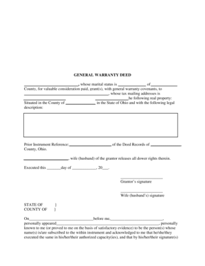 General Warranty Deed