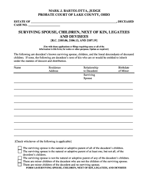 Ohio Waiver of Transfer of Real Estate