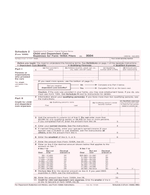 Schedule 2 Form 1040A