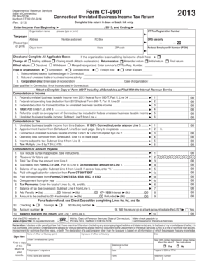 Connecticut Unrelated Business Income Tax Return