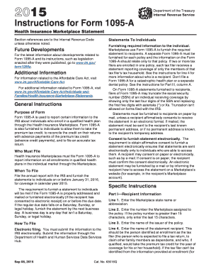 Form 1095-A Instructions